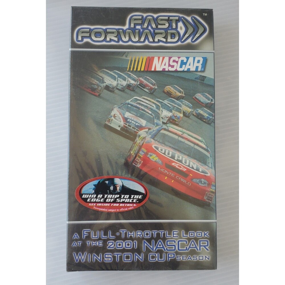 Nascar Sealed VHS Winston Cup Full Throttle Fast Forward 2001 Season Jeff Gordon